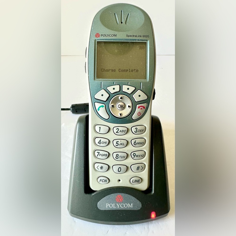 Polycom Spectralink 602x Wireless Digital Phone w/ Battery Charging Base Handset